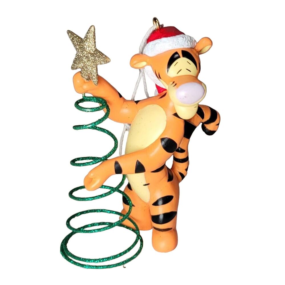 Christmas Ornament TIGGER Springy Tree Winnie the Pooh Hallmark Keepsake 2002